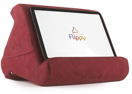 Flippy Original Tablet Kissenständer & iPad-Halter, Geschenk für Buchliebhaber & Leser, Multi-Winkel-Ständer mit Stauraum für Schoß, Schreibtisch & Bett, kompatibel mit Kindle, Fire, iPad & Samsung