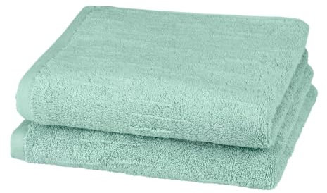 Ross Premium Uni Handtücher Boucle eukalyptus, Handtuch 50x100 cm