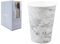 Lot de 12 gobelets jetables élégants en carton Motif marbre blanc et gris 266 ml Parfait pour toutes les occasions