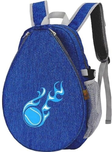 Kinder-Tennisrucksack, Badminton-Rucksack, Schläger-Tragetasche, Tennisschläger-Tragetasche mit Mehreren Taschen für Jugendliche