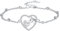 Hifeeled Pferd und Mädchen Armband Damen 925 Sterling Silber Pferd Armbänder für Frauen Original Schmuck Geschenk Mutter Ehefrau Tochter Verstellbarer [16+4cm]