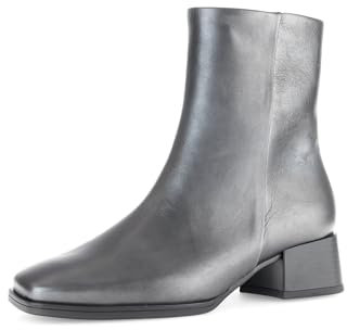 Gabor Damen Klassische Stiefeletten, Frauen Stiefeletten,uebergangsstiefel,reißverschluss,Boots,Stiefel,Bootee,antiksilber(Micro),38 EU / 5 UK