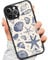 XUNQIAN Compatible for iPhone 13 Case, Coastal Beach Summer Blue Ocean Seashell Aesthetic Protective Phone Case (for iPhone 13)
