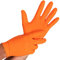 50 Stück Hygostar Nitrilhandschuhe Power Grip | puderfrei, Packung, orange, 11/XXL, L: 24cm, Einweghandschuhe, Mechaniker, Latexfrei, Fischschuppen-Struktur