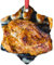 LMMIXEE Weihnachtsbaumschmuck für gegrilltes Steak, Grill, Steak, Grill, personalisierbar, Weihnachtsschmuck, 2024, niedliches Essen, Keramik, Souvenir, Weihnachtsbaum, Anhänger, Winterurlaub,