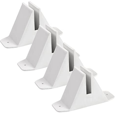 Alipis 4pezzi Base per Recinzione in Plastica Supporto per Recinzione da Accessorio per Cortile Base per Forniture per da