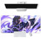 Tapis de souris Anime Demon Slayer – Tokito Muichiro Anime Tapis de souris pour clavier d'ordinateur, grand tapis de souris long en caoutchouc souple, surface antidérapante, tapis de bureau, tapis de