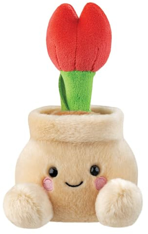 Aurora, 61638 Palm Pals Lilybelle Topftulpe, 12,7 cm, Plüschtier, Rot und Braun