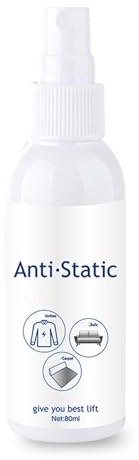Antistatik Spray,Spray Antistatisch, Für Haare,Kleidung,Möbel und Auto,Reduziert Statische Aufladung,80ml