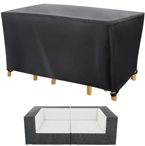AEKDCL Abdeckung für Gartentisch,Nach Maß Gartenmöbel Abdeckung,420D Oxford Tisch Winterfest Wetterfest UV-Beständiges für Tischplatte Schutzhülle Terrassentisch,Schwarz 120x90x75cm