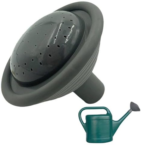 Regadera universal para jardín, cabezal de rosa, accesorios de regadera de cabeza de rosa fina, a prueba de fugas, repuesto para la mayoría de regaderas de tamaño estándar (1 unidad)
