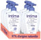Intima - Lot de 6 Gels Intime Femme Natural Origins - Gel Neutre - 97% naturels - 6x200 ml