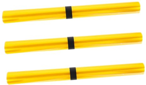 Abaodam 3pcs Headlight Changing Film Yellow Window Tint Film Car Decals Auto Tinting Headlight Wrapping Pvc Material Diy Modification