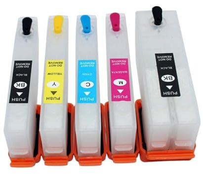 SSUMCUWR Leere Nachfüllkartusche ohne Chip 410xl 33xl kompatibel mit XP-830 XP-630 XP-530 XP-640 XP-7100 XP-900 XP-645 XP-540-Drucker
