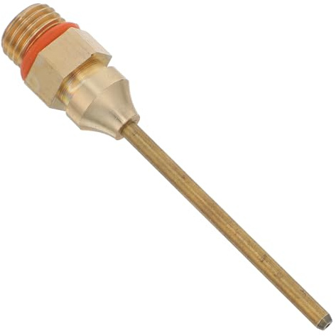 SHINEOFI Copper Glue Gun Extension Nozzle with Fine Tip, 1.0x70mm Heat Resistant Replacement Nozzle for Hot Glue Gun, for Craft Assembly and Model Making, Easy Maintenance