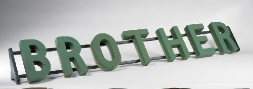 BROTHER Funeral Tribute on a Stand