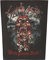 XLG Slayer World Painted Blood Back Patch Album Kunst Metall Jacke Aufnäher Applikation, Schwarz und Rot