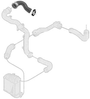 Borg & Beck BTH1142 Turbo Hose To Fit VAG A3 Leon Bora Golf 1 9TDi
