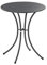 EMU Tisch für den Außenbereich Pigalle Kiss Durchmesser 60 cm aus verzinktem und pulverbeschichtetem Eisen - Farbe Antik Eisen Muster 22 - Produkt Made in Italy
