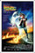 HISIMPLE Metallischer Film-Poster Zurück in die Zukunft Pulp Fiction 20 x 30 cm Wandmontage Metallfarben Cartoon Bar, Kaffeehaus, Wohnzimmer, Heimbüro