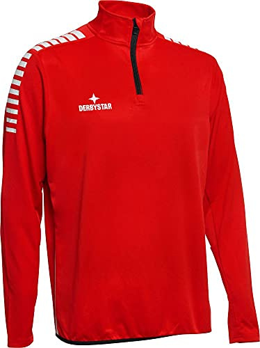 Derbystar Herren Primo Sweatshirt, Rot Weiss, 164