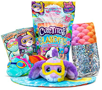 Cutetitos New Island Theme - Scented Islanditos - Surprise Stuffed Animals - Collectible Island Plush - Series 1
