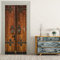 Türtapete Selbstklebend TürPoster - Holztür - 3D Türaufkleber Türfolie Foto tapeten 86x200cm