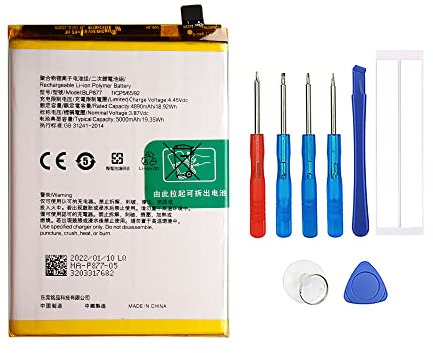 Swark Batería BLP877 compatible con Realme 8i RMX3151 con herramientas