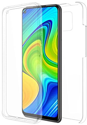 Todotumovil Funda TPU 360 para Xiaomi Redmi Note 9 Carcasa Transparente Completa Doble Cara para movil
