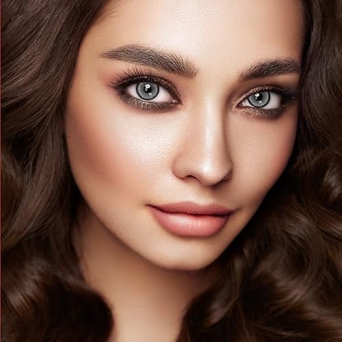 Colens DIAMOND Kontaktlinsen Farbige Jahreslinsen [Grau] - Super Deckkraft für erstaunliches Aussehen ohne Stärke - Eindrucksvolle Effekte | Gratis Linsenbehälter | jetzt Farbe wählen [2 Stück]