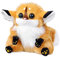 Sarah Duke Plüschtier Lemur Kuscheltier für Mädchen, Jungen & Babys, Flauschige und lebensechte Niedlich Lemur Kuscheltier 22cm, Stofftier Geschenke, Kinderzimmer Deko (Braun)