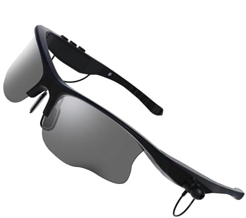 Smart Wireless Glasses For Cycling, Cycling Glasses with Audio Speaker, Outdoor Sun Protection Smart Glasses for Cycling, Hiking, Camping, Walking