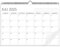 Wandkalender 2025 2026 - Moseem Kalender 2025 2026 im A4 Querformat(30 x 21 cm), Familienplaner Mit Jahreskalender Planung, Monatskalender vom Juli 2025 bis Dezember 2026