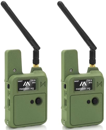 Juego de 2 placas Wio Tracker L1 con batería de 3000 mAh y juego de funda – Wio SX1262 nRF52840 Kit de módulo para Ar duino Meshtastic LoRa, Blue Tooth 5.0, GPS GNSS, OLED de 1.3 pulgadas, batería
