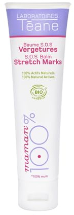 Téane - SOS Repair Balsam Dehnungsstreifen zertifiziert Bio - korrigiert und mildert Schwangerschaftsstreifen - Schwangerschafts- und Stillverträglichkeit - 100 ml