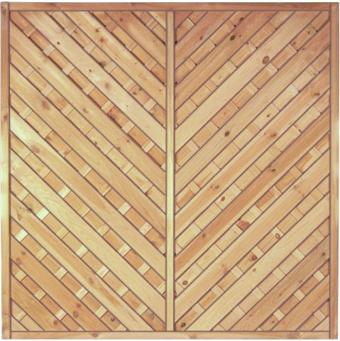 Lamellenzaun Berlin B180 x H180 cm.