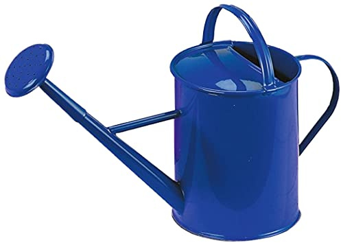 Glückskäfer 535076 Gießkanne, Metall, 0,85 Liter, blau