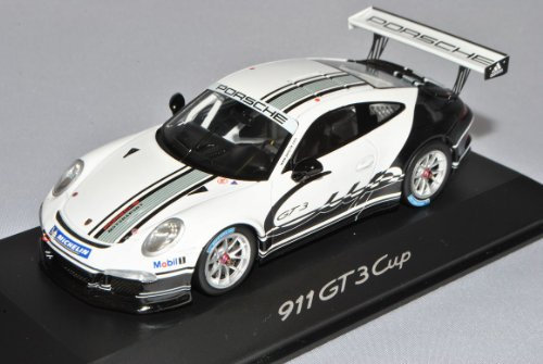Minichamps Porsche 911 991 GT3 Cup Coupe Weiss Schwarz Ab 2012 1/43 Modell Auto