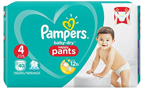 Pampers Baby Dry Nappy Pants, Size 4, 8-14 kg