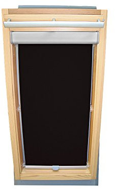 Easy-Shadow - Abdunkelungsrollo Rollo mit Blende für Velux DKL/DKU/RHL/RHU-EP GGU,GPU,GHU,GTU 306 schwarz // Maßanfertigung
