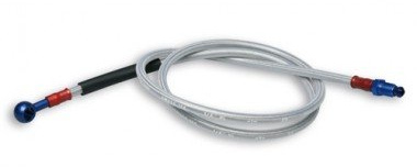Tubo del freno anteriore Malossi per Piaggio Zip SP 50, 1.11 mt, Gomma, Silver, 1 pezzo, parti fisici