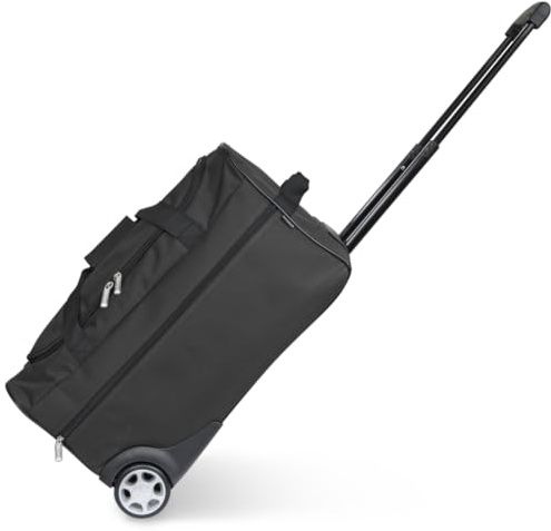 KINSTON Sac de Voyage Souple 2 Roues 52 cm Noir