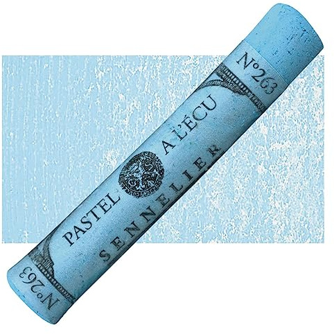 SENNELIER Extra-Soft French Pastel for Professional Artists, Cerulean Blue 263