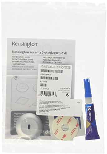 Kensington Sicherheitssteckplatz-Adapter für Ultrabooks und Tablets, K-Slot-Adapter für Macbook Air, Ultrabooks und weitere Tablet Geräte, K64995WW, Kit (Pack of 2)