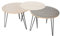 Home Deco Factory HD3882 Kaffetisch, Holz, Metall, Beige/Schwarz, Einheitsgröße
