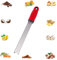 Baskety Zesteur de citron et râpe à fromage – Fromage parmesan, citron, gingembre, ail, légumes, fruits – Lame tranchante en acier inoxydable – Passe au lave-vaisselle – 33 cm (rouge)