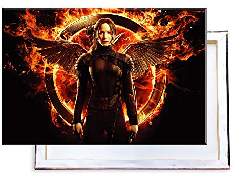 Unified Distribution Die Tribute von Panem - 100x70 cm Kunstdruck auf Leinwand • erstklassige Druckqualität • Dekoration • Wandbild
