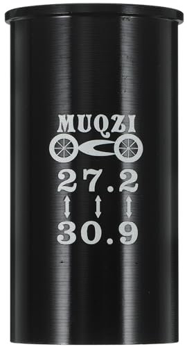 LIOOBO Aluminiumlegierung Fahrrad Sattelstütze Rohradapter 27 2 Drehen 30 9 Sattelstütze Reduzierhülse Unterlegscheibe für Mountainbike Rennrad MTB