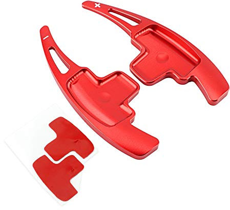 Yctze Pale del cambio del volante, estensioni delle palette del volante del volante in alluminio sostituzione per A B E R Classe M Blu Nero Rosso(Rosso) palette mercedes classe a w176 2014 palette vol