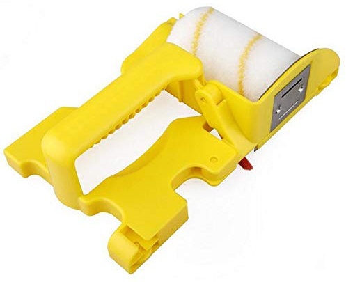 HKDJ-Clean-Cut Paint Edger Roller Brush, Multifunktionaler Roller Paint Brush, Wandmalerei Roller Brush Set
